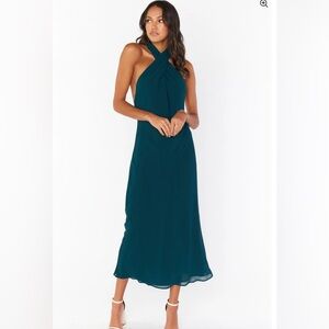 Show Me Your Mumu- Jasmine Halter midi dress- Small
